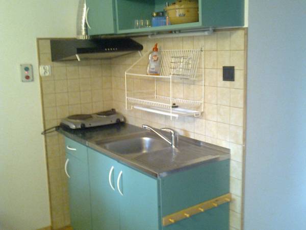 Kuchnia w domku drewnianym