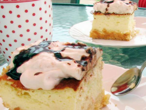 Pyszny sernik naszej gospodyni:)
