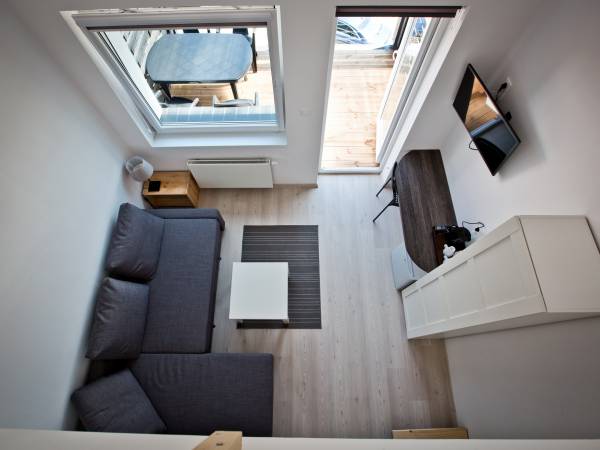 Apartamenty są estetyczne i funkcjonalne