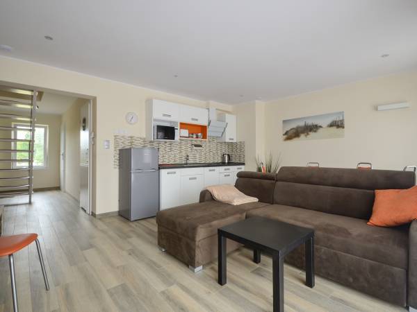 salon z aneksem apartament górny