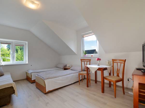 Pokoje i domki letniskowe - wynajem Śliwin, koło Rewala, Al. Lipowa 5