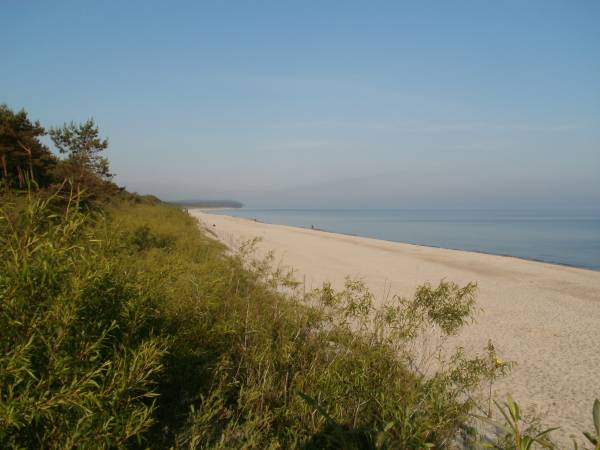 Plaża w Międzywodziu.