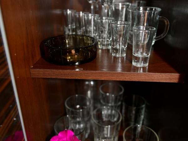 Domek wewnątrz – aneks kuchenny