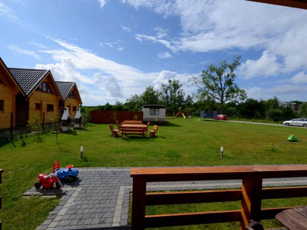 Domki na zewnątrz - taras