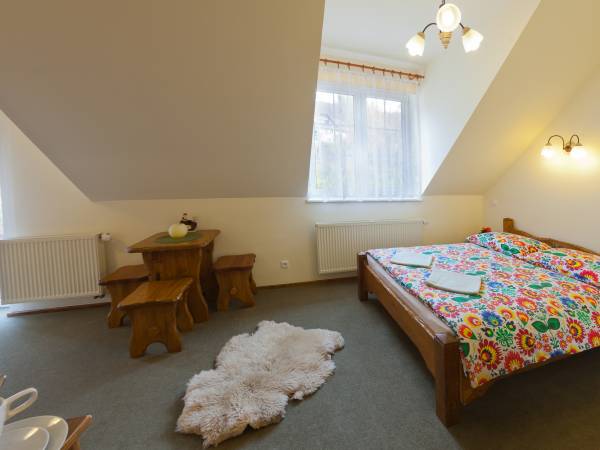 Pokój 2 osobowy z małżeńskim łożem