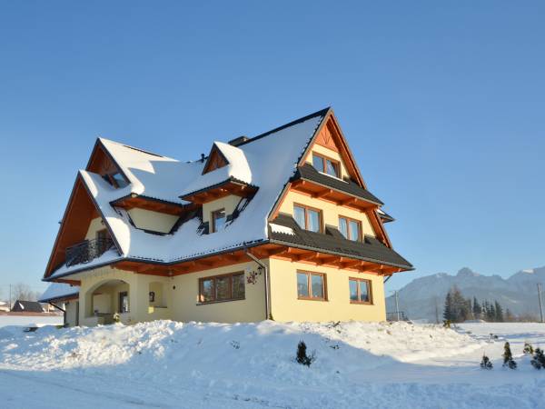 Giewont w zimowej szacie.