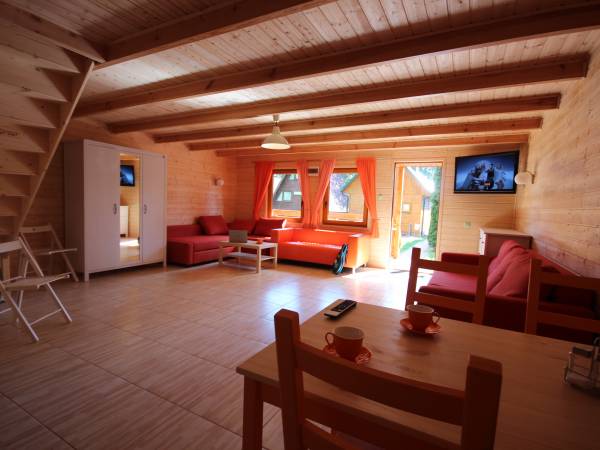 Nowoczesne domki De lux nad morzem Domek pomarańczowy