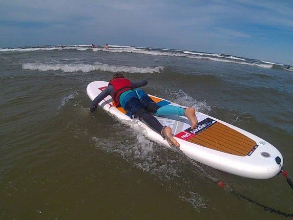 Deska sup - spływy rzekami i morzem