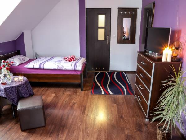 pokój nr 4. łóżko małżeńskie + max.4 jedynki