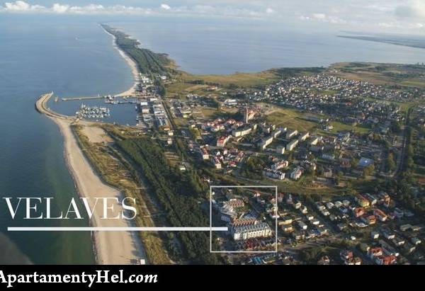 Widok na hotel z lotu ptaka