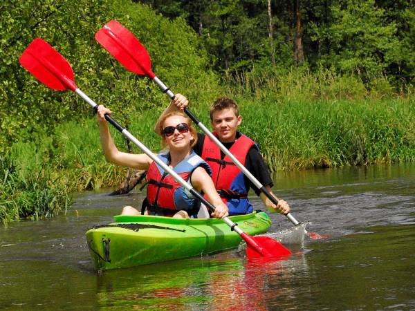 Urokliwe miejsce na kajaki