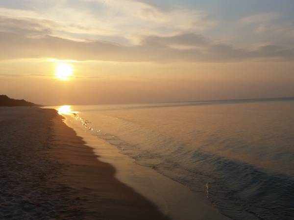 Zachód słońca w Sztutowie