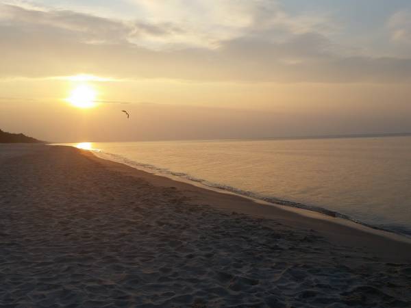 Zachód słońca w Sztutowie