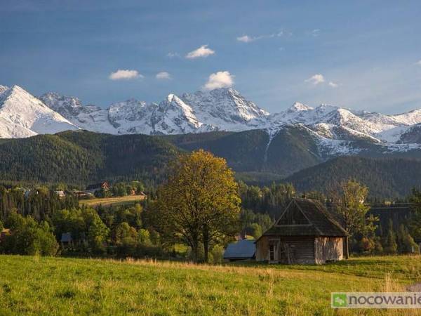 400 m wyżej nas bacówka, i droga na Wielki Kopieniec, Rusinową Polankę