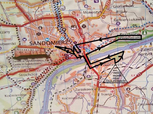 Sandomierz i Góry Pieprzowe rowerami z przewodnikiem sandomierskim