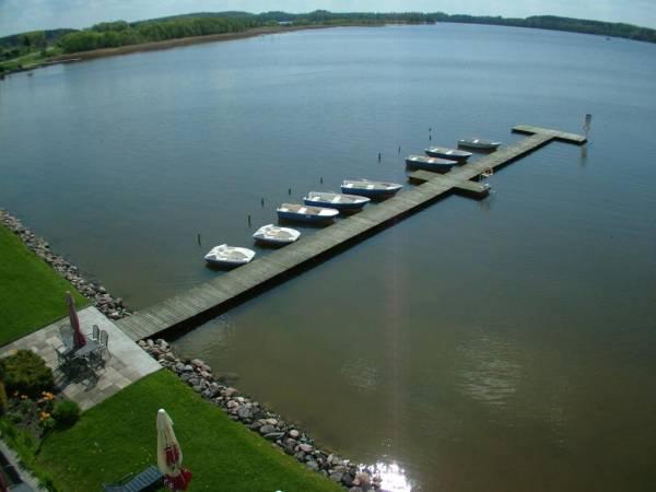 Widok z okien pensjonatu