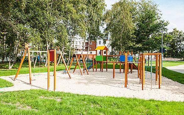 Plac zabaw zdjęcie za zgodą administracji osiedla