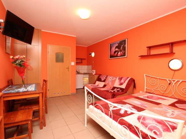 POKÓJ z aneksem kuchennym, łoże małżeńskie plus wersalka Dom Gościnny NATALIA