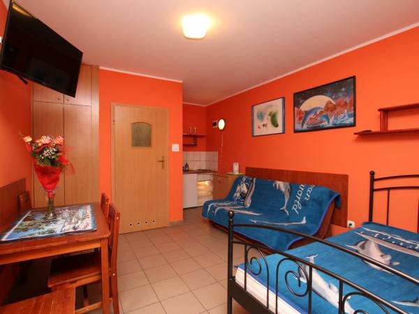 POKÓJ z aneksem kuchennym, łoże małżeńskie plus wersalka Dom Gościnny NATALIA