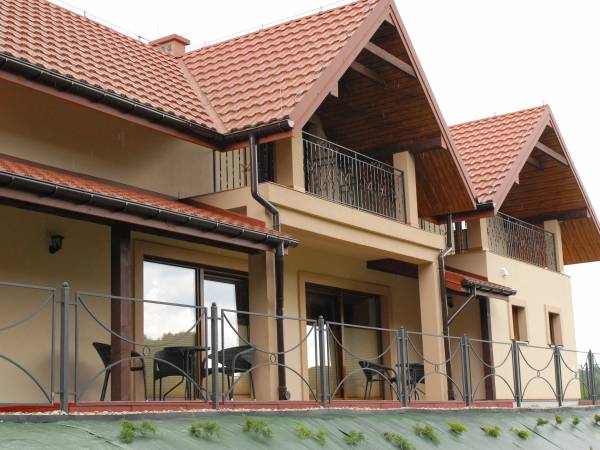 widok od strony tarasów