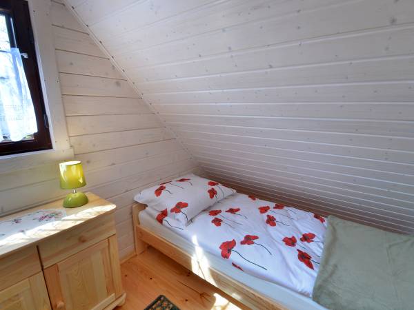 Sypialnia w domku zielonym