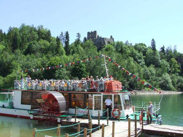 DUNAJEC(100m)-WYCIECZKI DO NIEDZICY