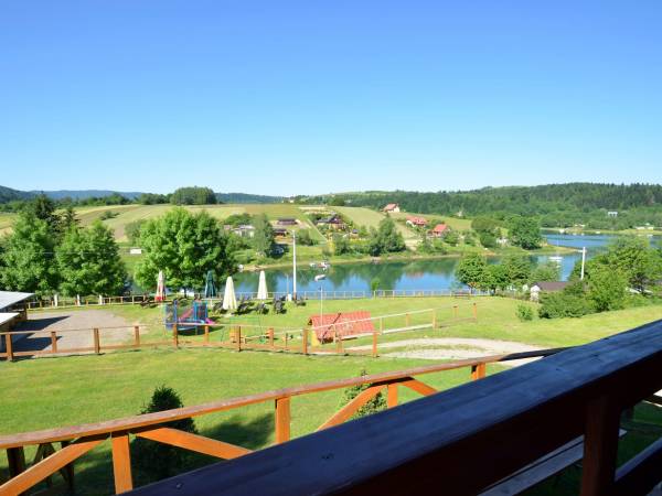 widok z domku ośrodek nr1