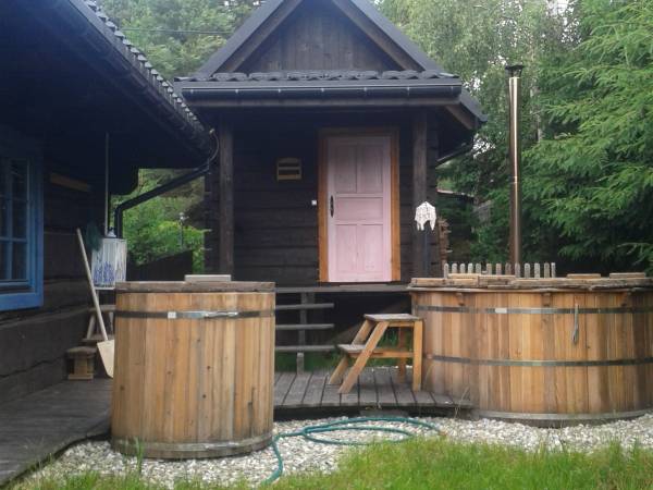 przydomowe SPA:dwie sauny i ruska bania