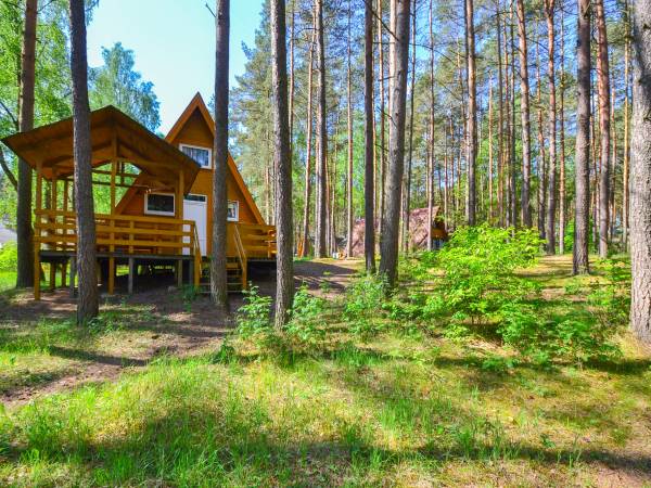 Domki letniskowe POMOST + ŁÓDKA + SILNIK GRATIS