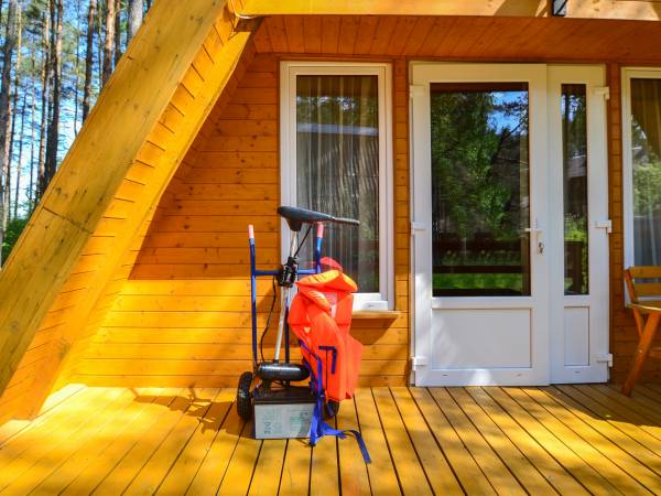 Domki letniskowe POMOST + ŁÓDKA + SILNIK GRATIS