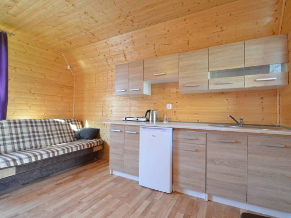 domek wolnostojący -salon z kuchnią