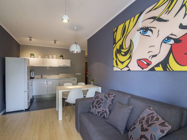 Pokój dzienny i anekes kuchenny