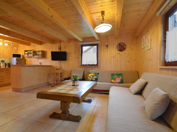 salon z aneksem kuchennym domek 6-8osób