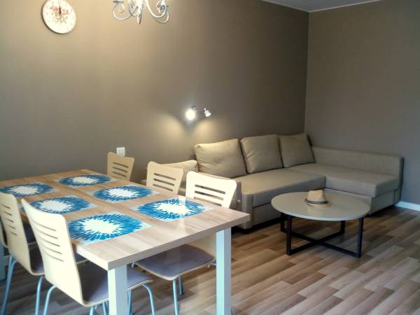 Część wypoczynkowa w apartamencie typu C