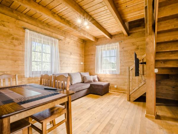 Parter domku skrajnego (z tarasem)