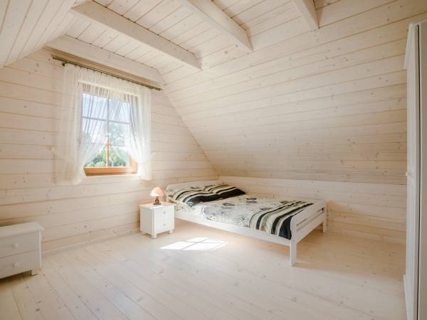 Sypialnia domu z tarasem