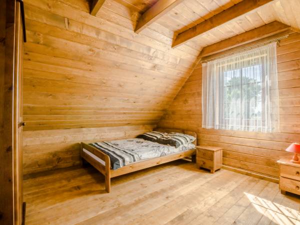 Sypialnia domu z tarasem