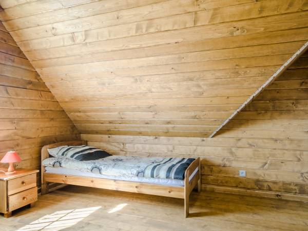 Sypialnia domu z tarasem