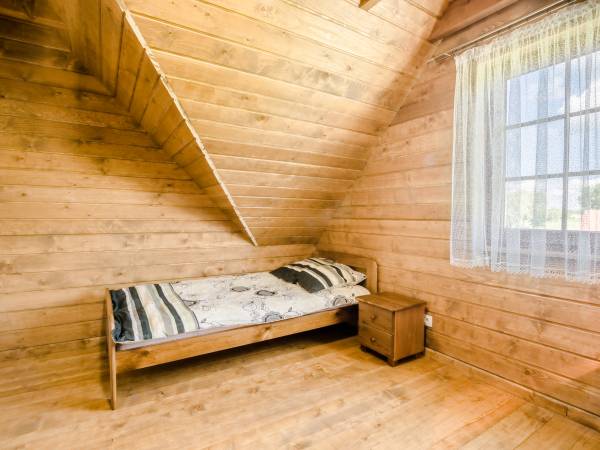 Sypialnia domu z tarasem