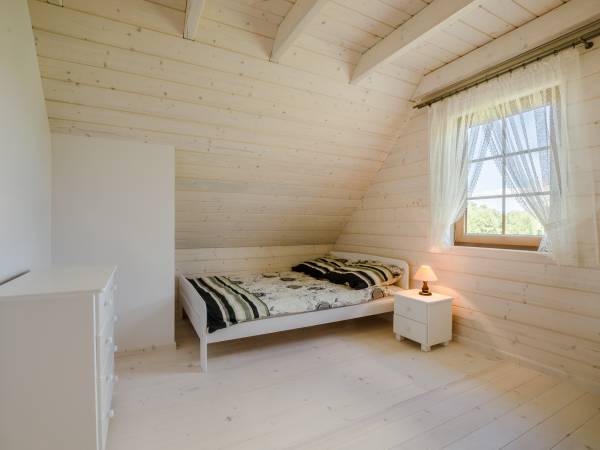 Sypialnia domu z tarasem