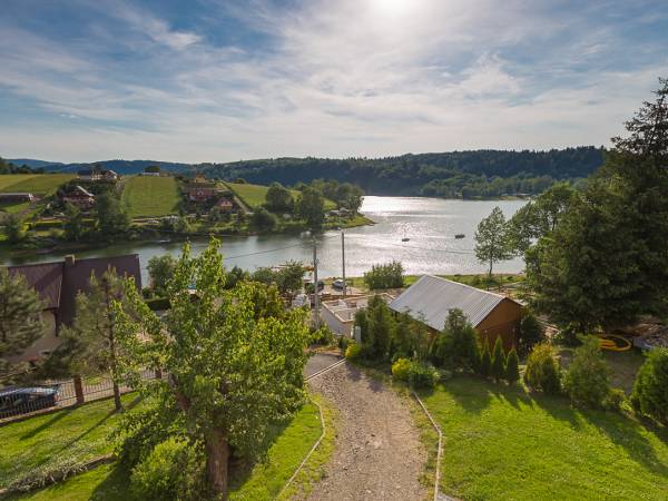 Domek Karol widok z tarasu