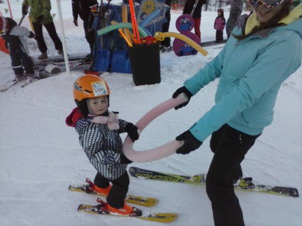 Pierwsze kroki na nartkach