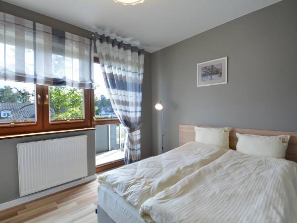 Sypialnia w apartamencie typu C