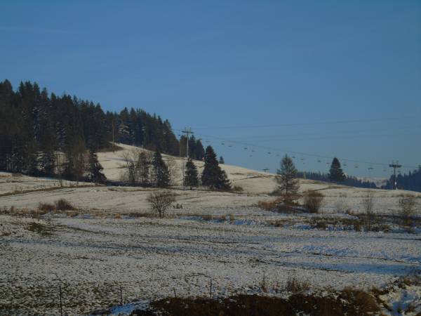 Widok z balkonu- stok Koziniec