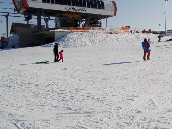 stacja narciarska 500m