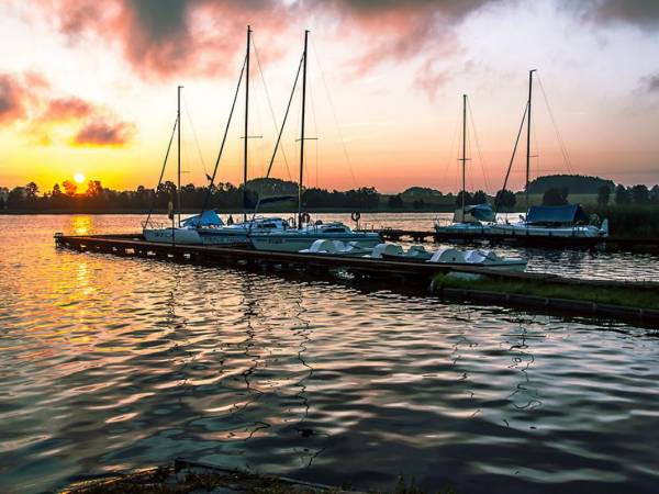 port o zachodzie słońca