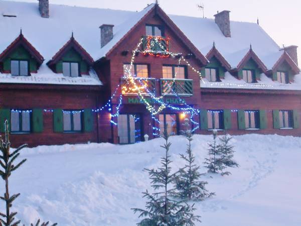 Mazurska Chata w zimowej szacie