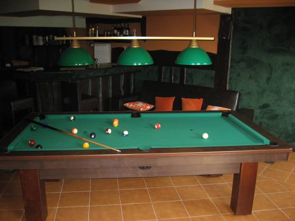 Klub - 8ft stół bilardowy można zmienić na stół do tenisa stołowego