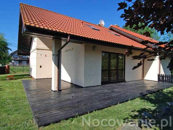 Rowy – domki letniskowe (otoczenie) duży, wygodny taras