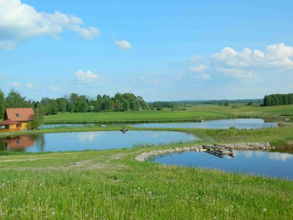 Domek letniskowy nad stawami Mazury 